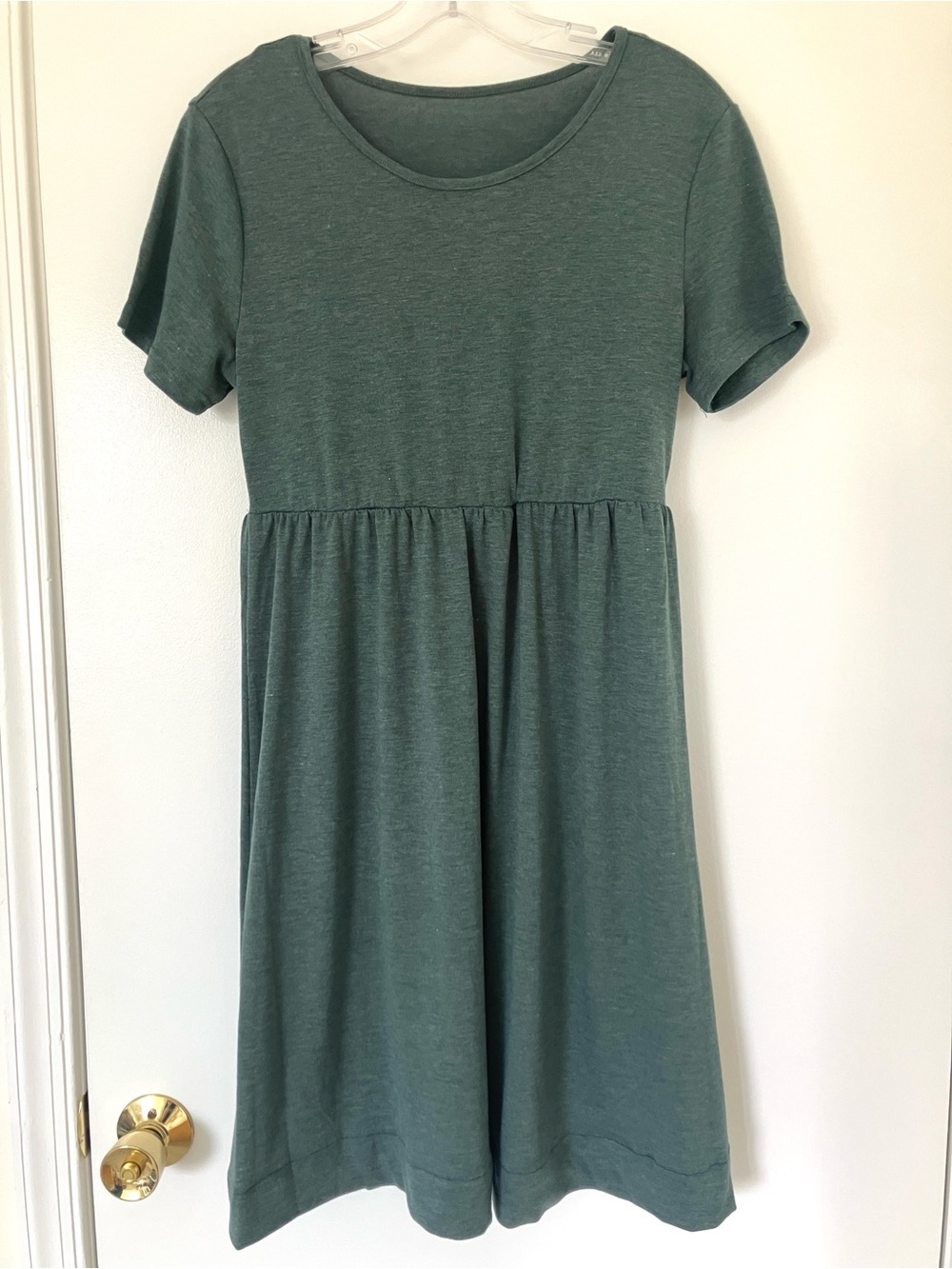 Soft Short Sleeve Jersey Dress